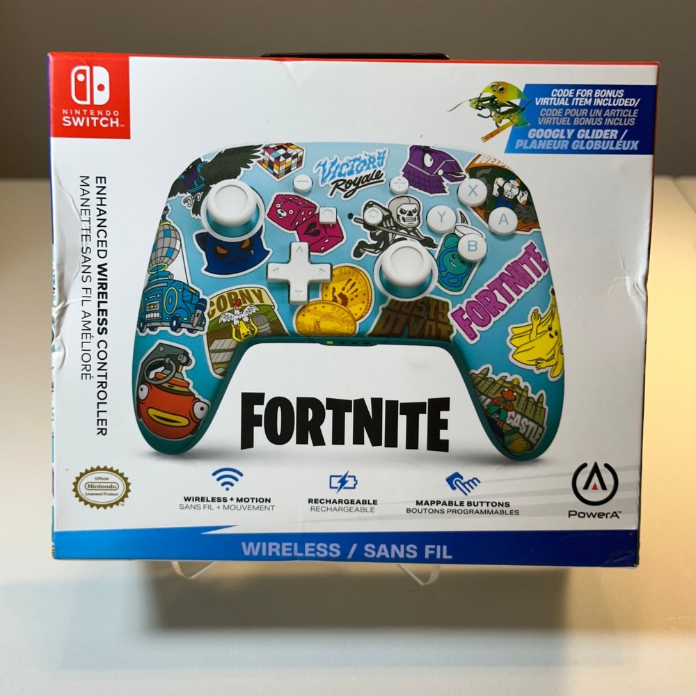 PowerA Enhanced Wireless Fortnite Controller for Nintendo Switch with Bonus Code